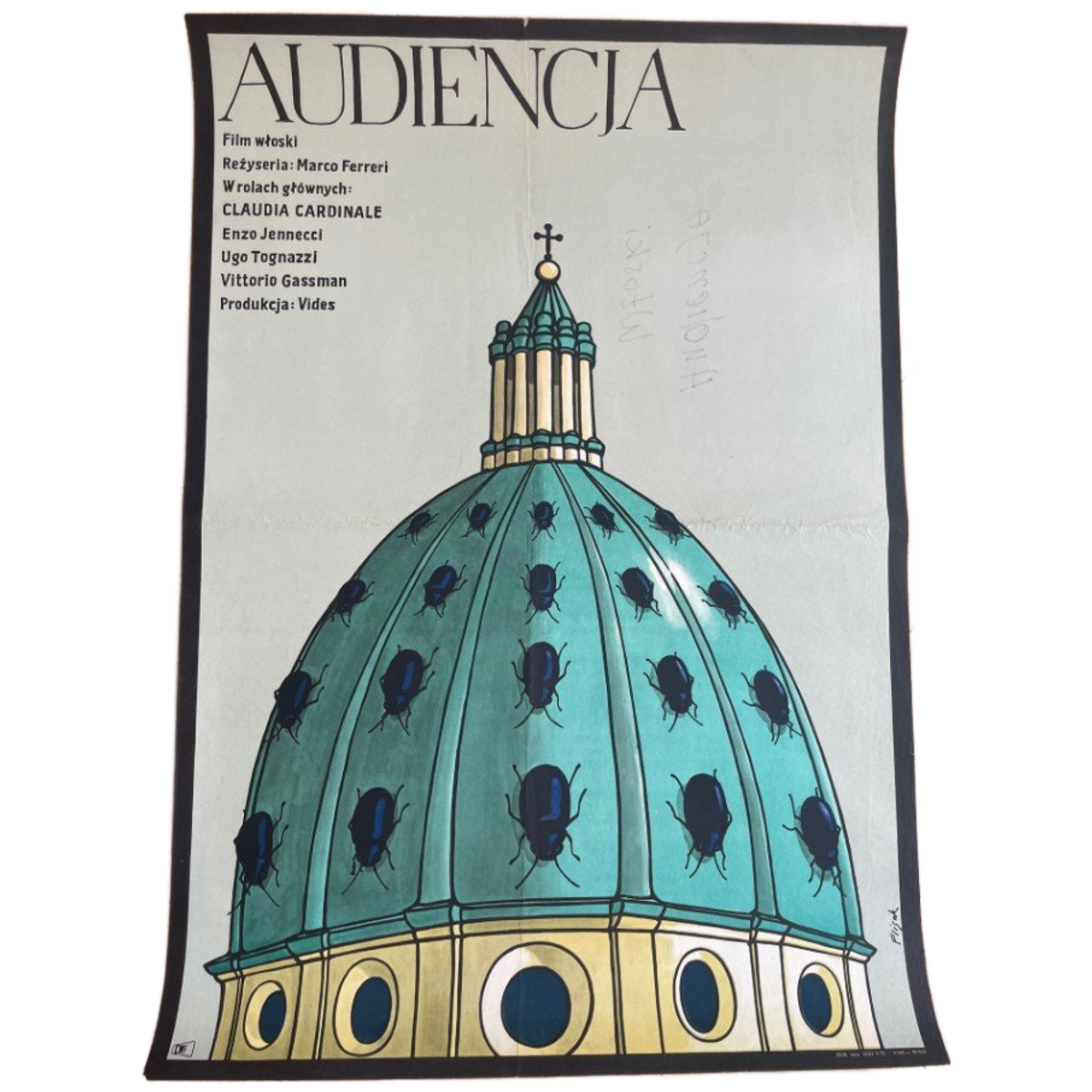 J.flisak (1930-2008), L'udienza, Zgk Zam. 1554/3/73, Printed 1973 image 1