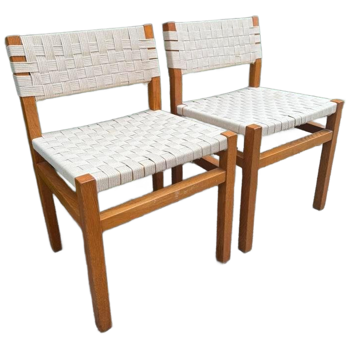 2 Vintage Japandi Design Stoelen Stijl Alvar Aalto image 1