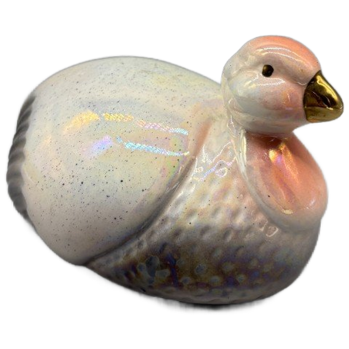 Art Deco Watervogel Porselein Parelmoerglans image 1