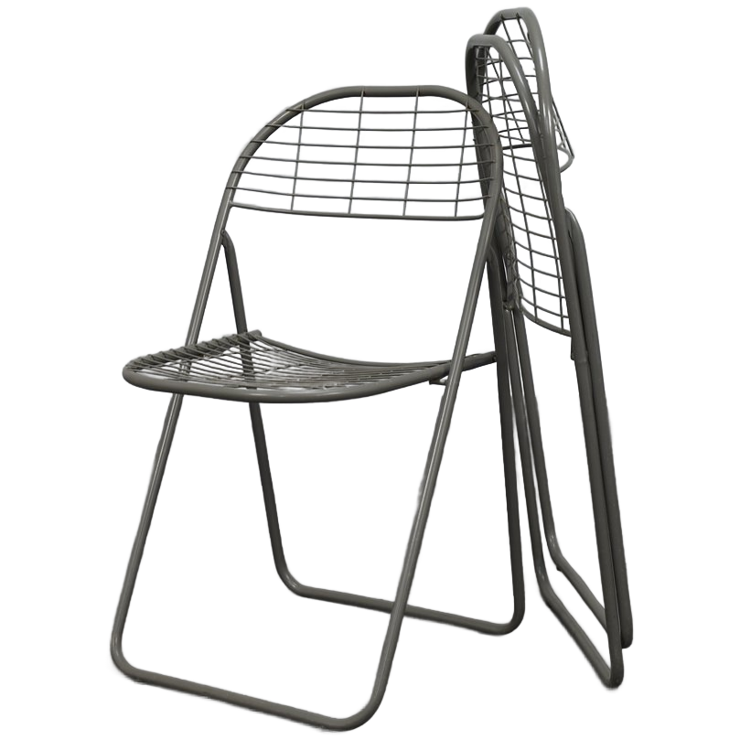 Pair Of Åland Folding Chairs By Niels Gammelgaard For Ikea, 1980s image 1