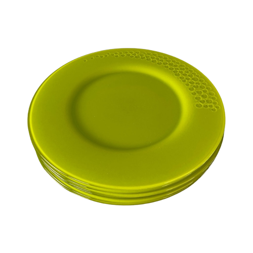 Lime Green Plates Servies Reliving