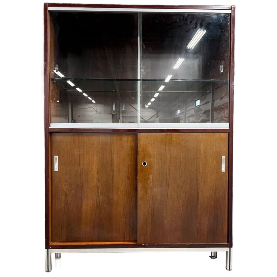 Vintage Vitrinekast / Barkast / Kast Met Etagere image 1