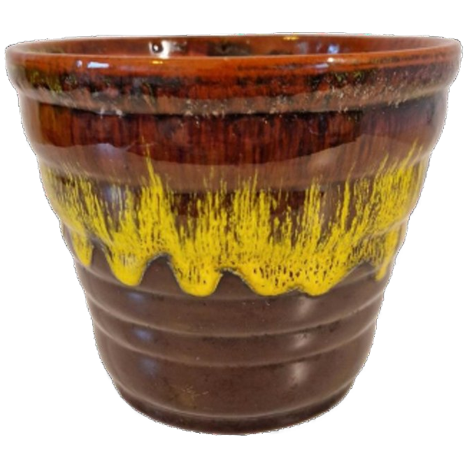 Vintage Bloempot Lava Pot Vulcana Kamerplant Pot image 1