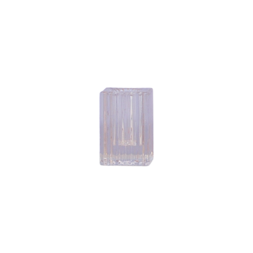 Roze Glazen Kandelaar image 1