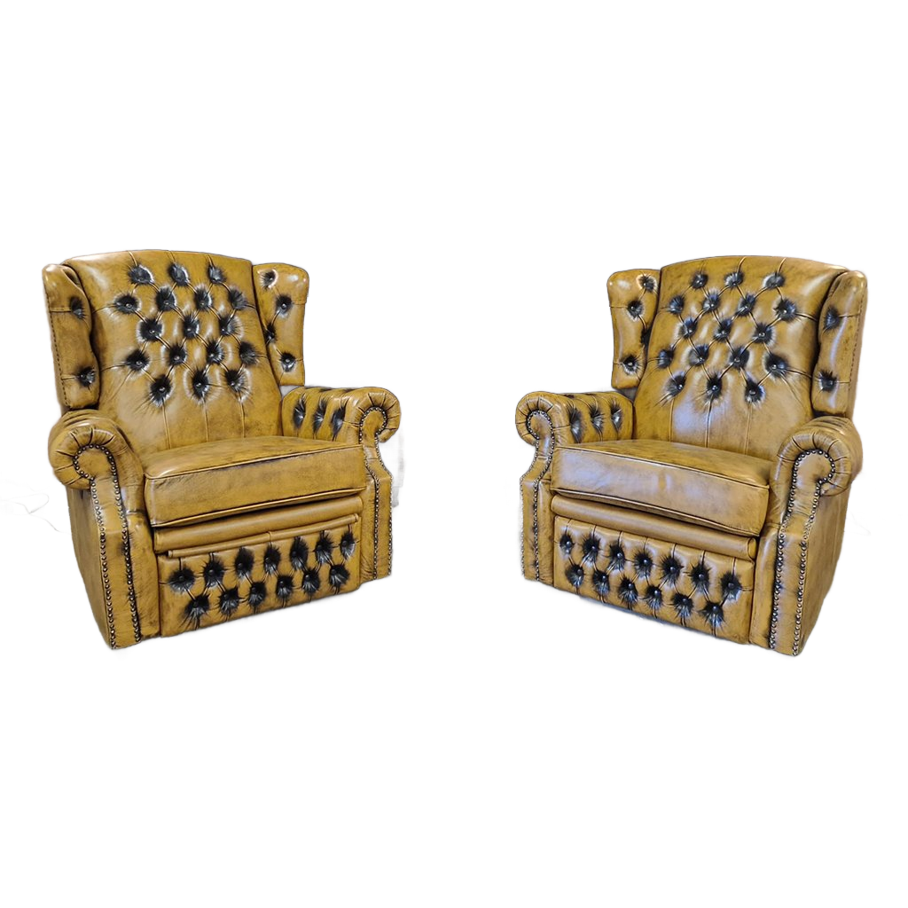 Chesterfield Tremblay Relaxfauteuil - Antiek Whiskey image 1