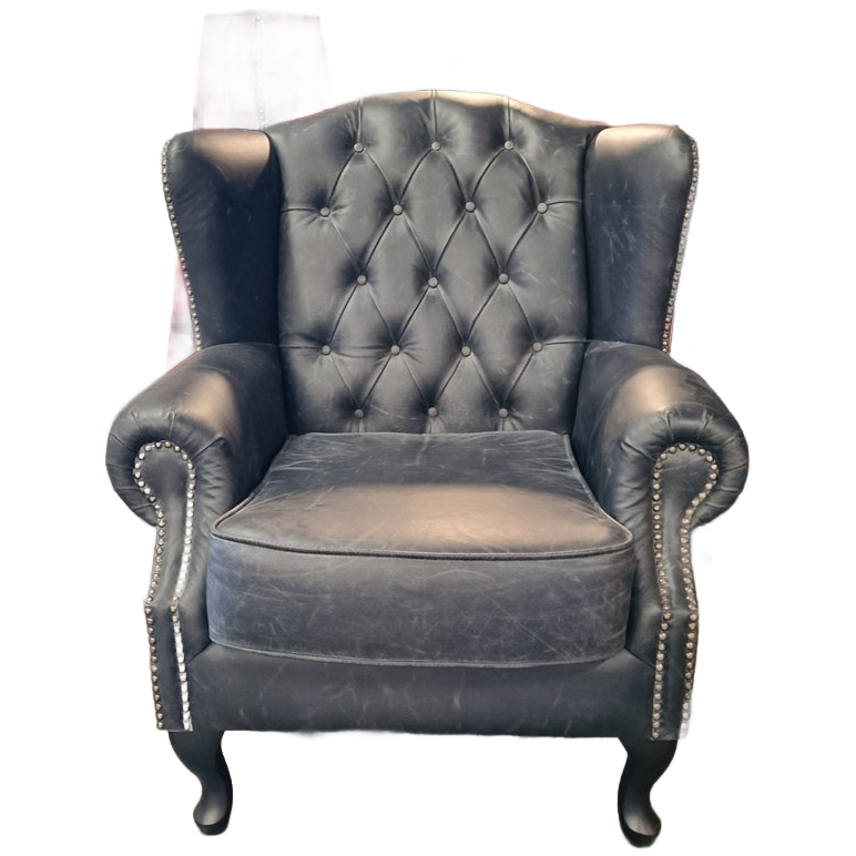 Chesterfield Lord Fauteuil - Vintage Grijs image 1