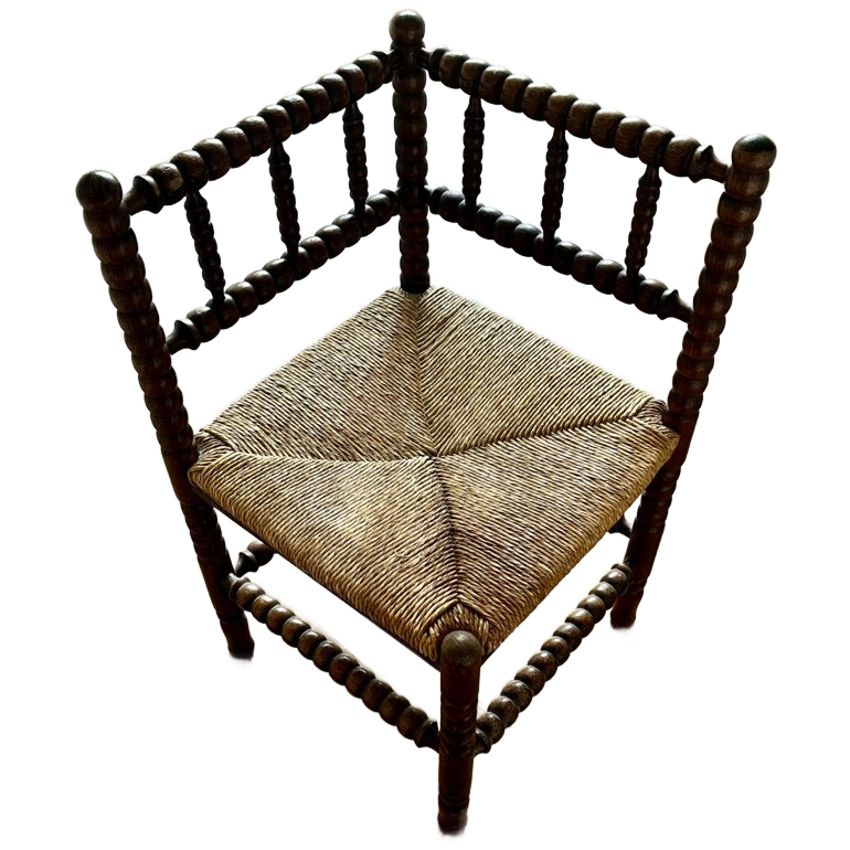Vintage Knobbel Stoel / Bobbin Chair image 1