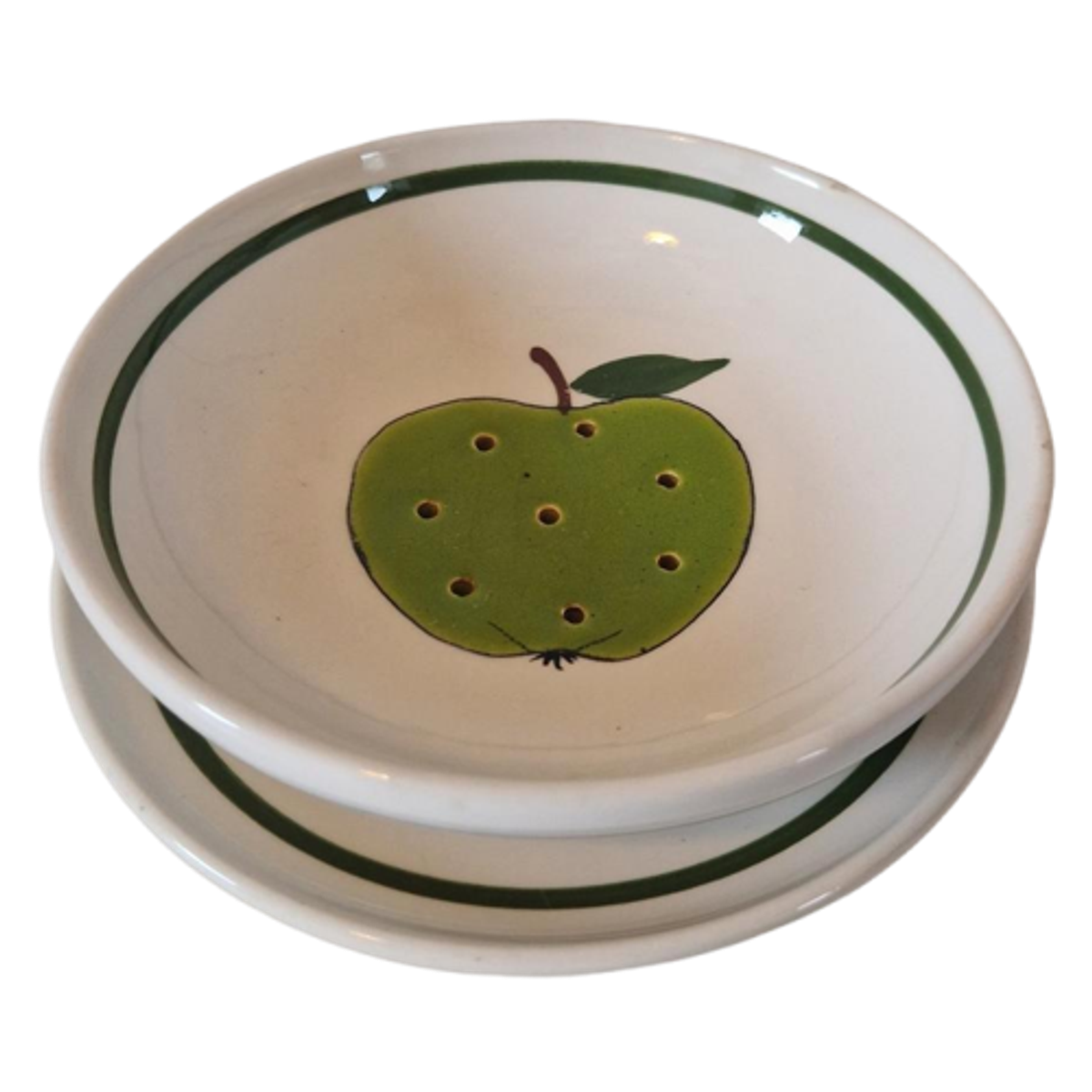 Vintage Fruittest Fruittes Schaal Met Appel image 1
