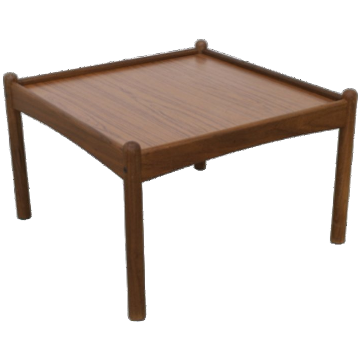 Vintage Salontafel Teak 1960 Omkeerbaar Blad image 1