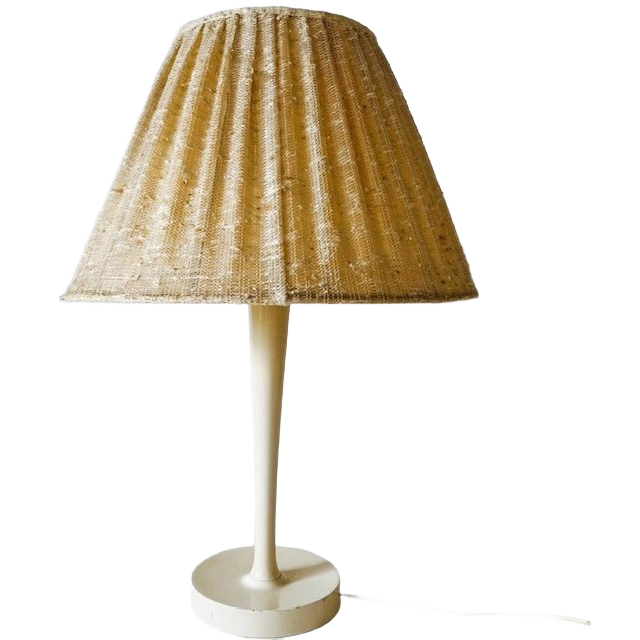 Vintage Retro Deens Design Tafellamp Hout 1960’s image 1