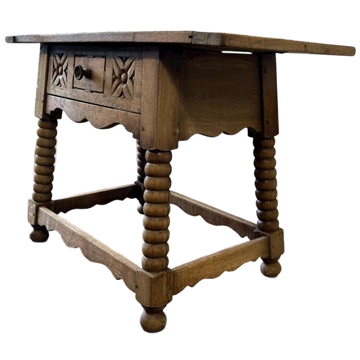 Vintage Houten Bobbin Console Tafel / Sidetable image 1