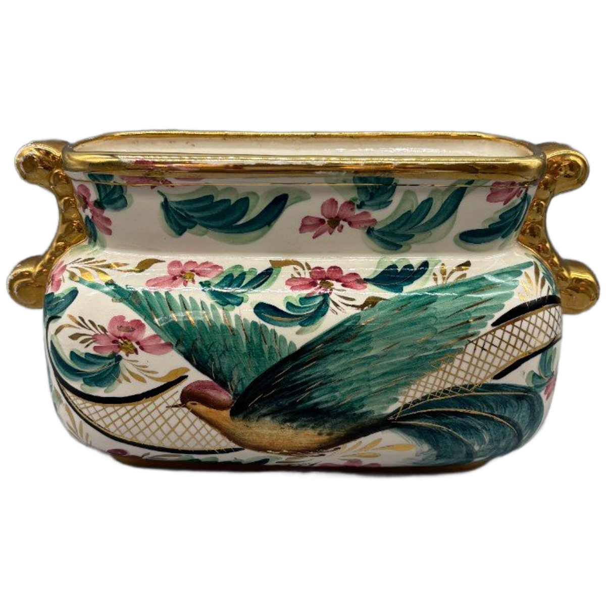 Hubert Bequet Birds & Flowers Jardinaire image 1