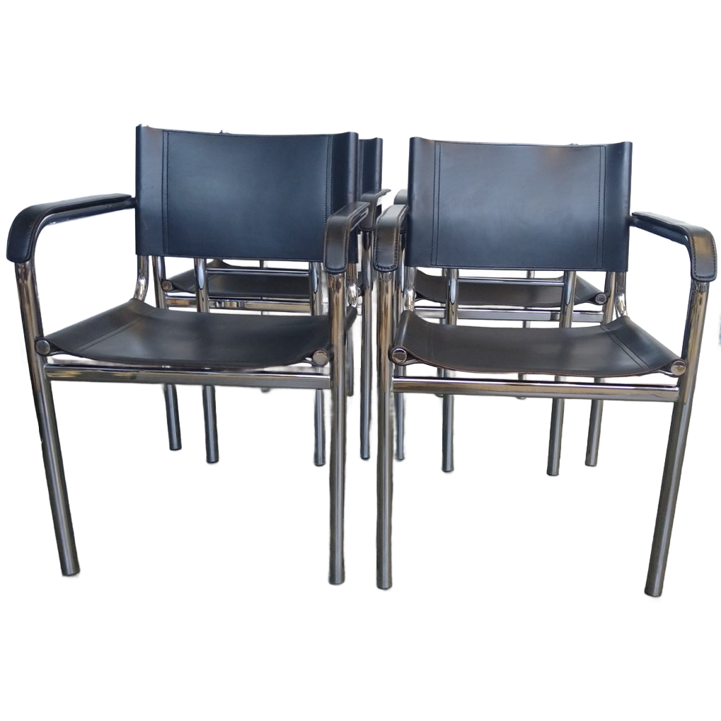 4x Bauhausstijl Stoelen '70 image 1
