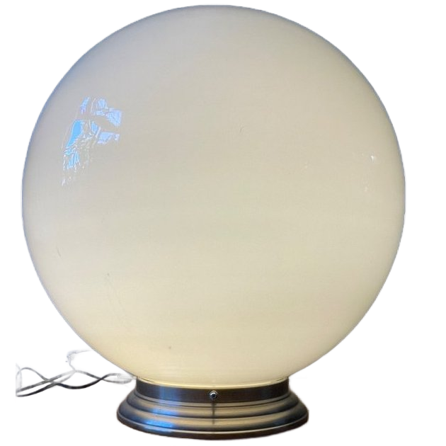 Melkglas Bol Vloer- Of Plafondlamp. Xl Bol Lamp. image 1