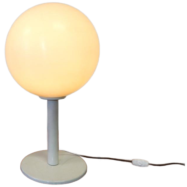 Retro Vintage Lamp Lage Vloerlamp Staanlamp Bol Laag image 1