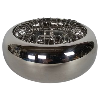 Achille Castiglioni Voor Alessi - Spiraalasbak - Spirale - 7690 - Gepolijst - Rvs - 80's image 1