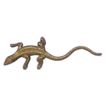 Gouden Bronzen Beeldje Hagedis image 1