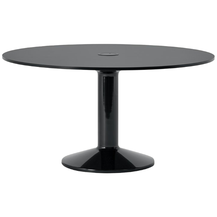 Muuto / Midst Table W. Power Cut Out / Black With Power Unit image 1