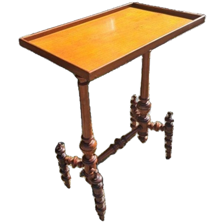 Antieke Spinnen Bijzettafel Sidetable, Haltafel image 1