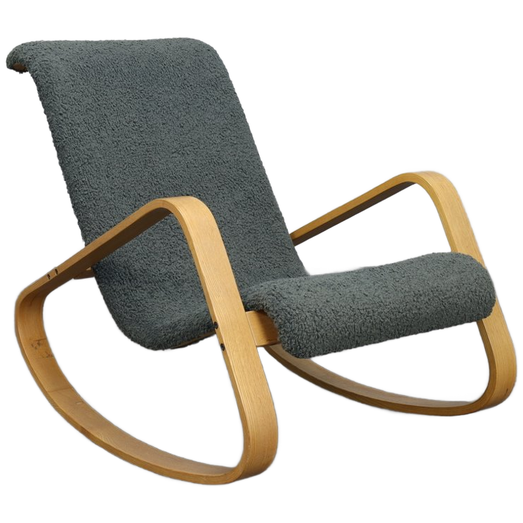 Rocking Chair “dondolo” By Luigi Crassevig, Italy, 1970s image 1