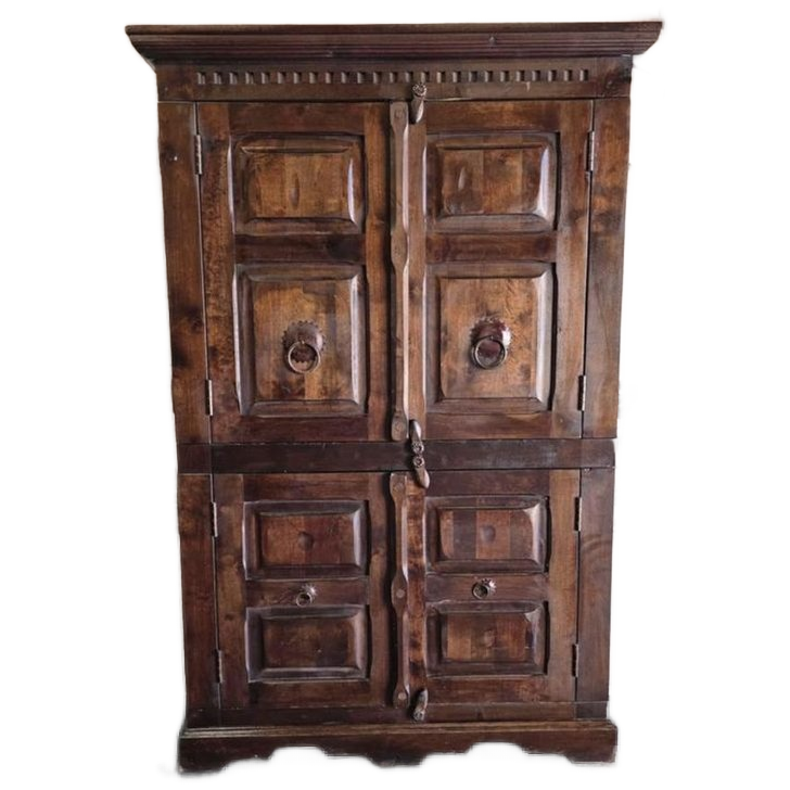 Vintage Stoere Houten Kast / Leggerkast / Opbergkast image 1