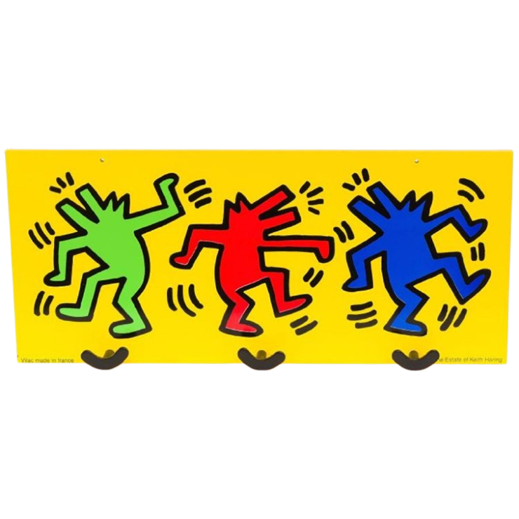 Keith Haring Kapstok Hout Vilac 22 X 50 Cm image 1