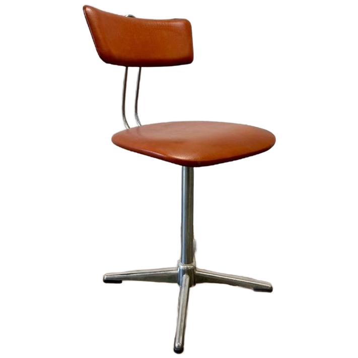 Vintage Oranje Bureaustoel / Desk Chair image 1