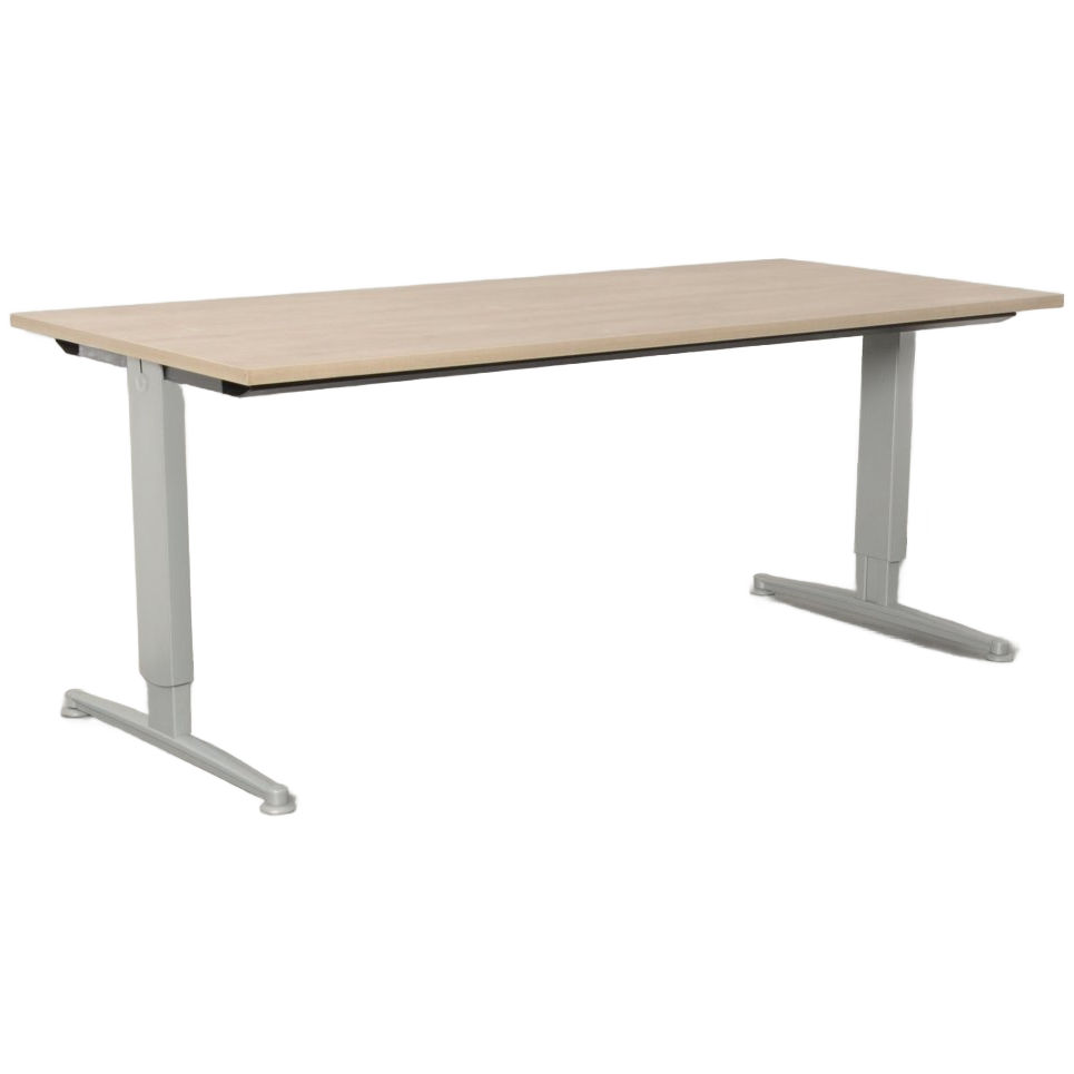 Aspa Bureau, Bladkleur Naar Keuze, 180 X 80 Cm, Hoogte Instelbaar Onderstel image 1