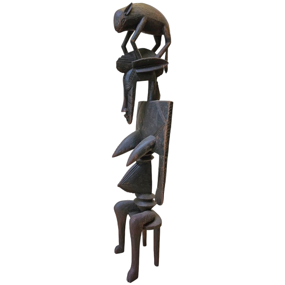Wooden / Dogon / African Figure Sculpture / 1960s image 1