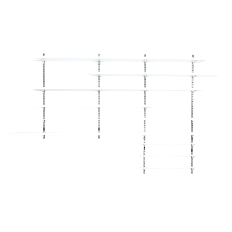 1960’s Italian Mid-century Modern Modular Wall Shelving System image 1