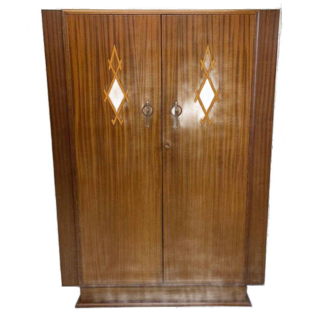 Art Deco Kledingkast Demontabel Vintage Hang Leg image 1