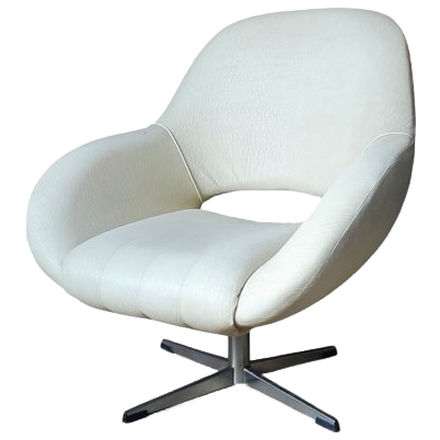 Space Age Skai Swivel Chair 1970s image 1