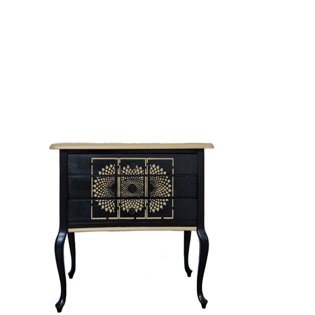 Queen Anne Dressoir/ Handbeschilderde Kastje image 1