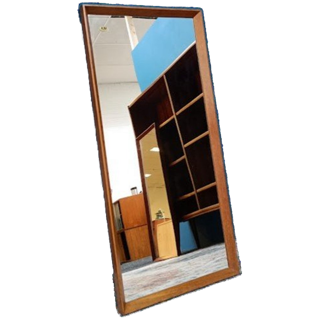 Vintage Spiegel, Deens Design, Jaren 60 image 1