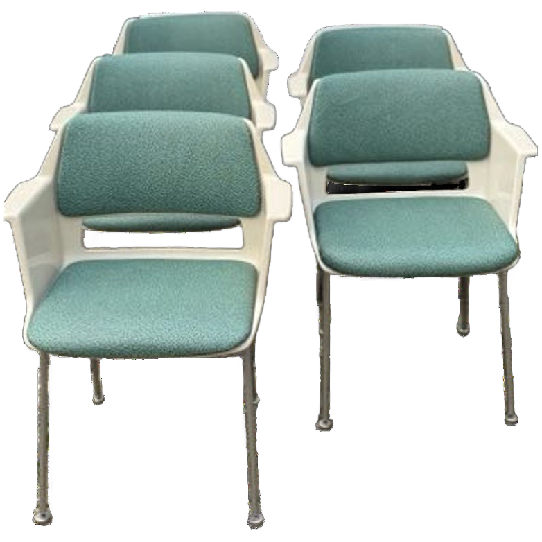 5 Gispen Chairs From Andre Cordemeyer image 1