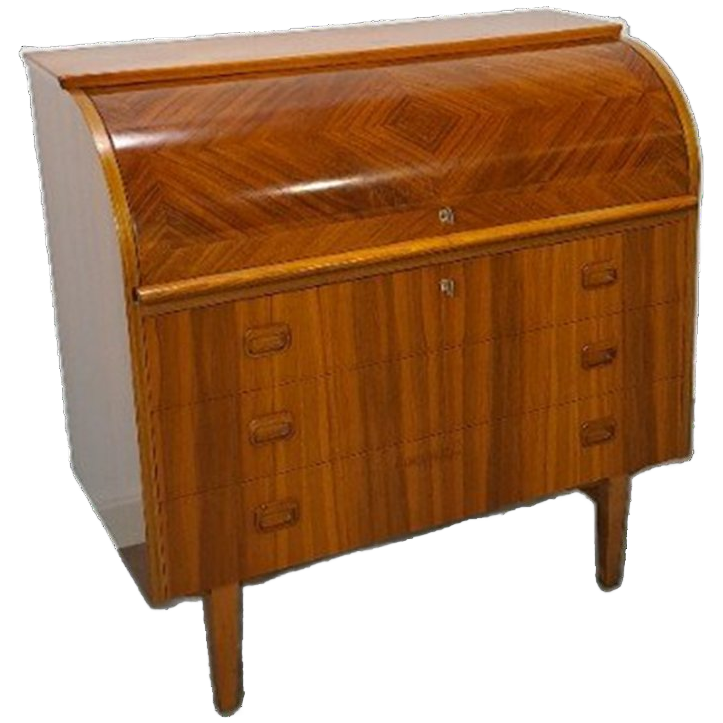 Secretaire Bureau Uit Zweden Met Lades, Scandinavisch Bureau image 1