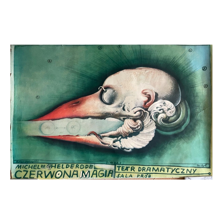 F. Starowieyski, Czerwona Magia, Michel De Ghelderode, 1971 image 1