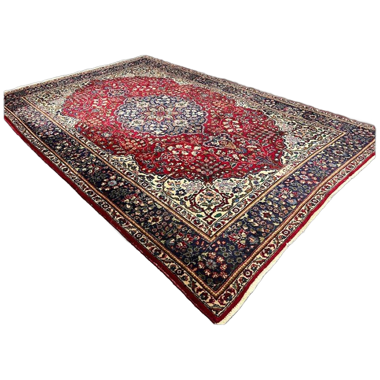 Uniek Handgeknoopt Perzisch Vloerkleed Uit Meshad 310x205cm image 1