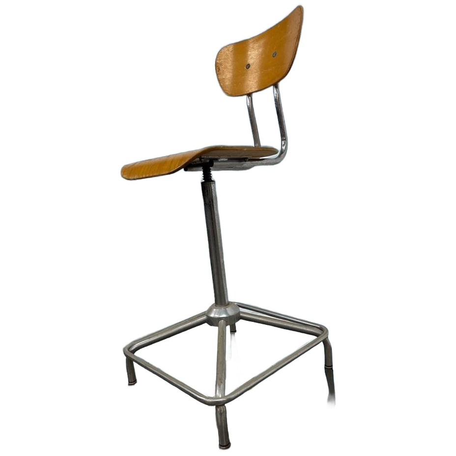 Vintage Industriële Bureaustoel / Atelierstoel / Desk Chair image 1