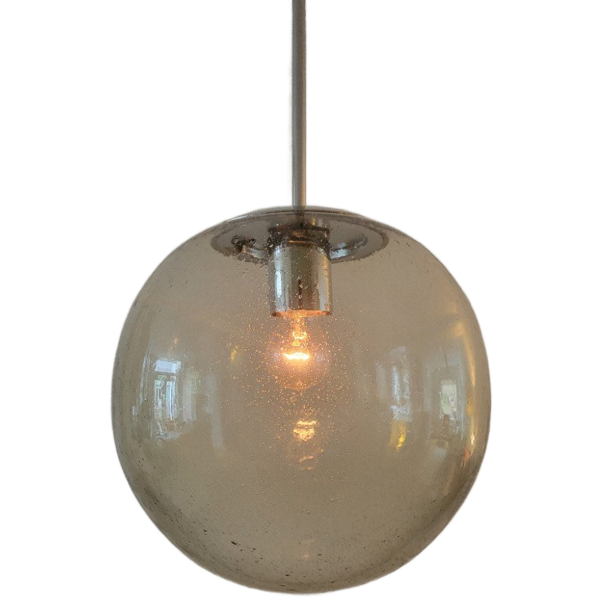 Vintage Rookglazen Globe Van Doria Leuchten image 1