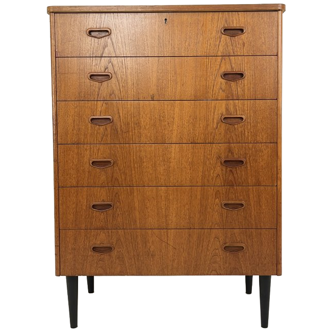 Scandinavisch Vintage Teak Fineren Ladekast Kalmar image 1