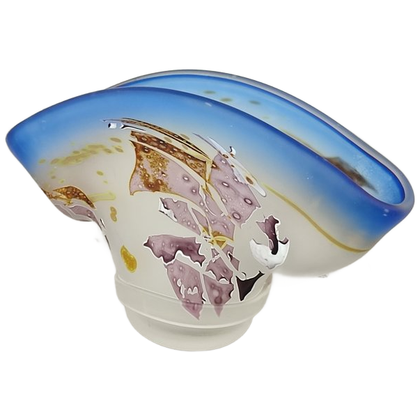 Kunstglas Vaas Louis Leloup image 1