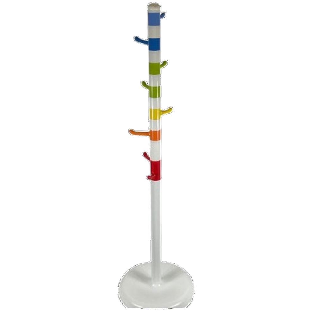 Memphis Style - IKEA - Standing Coatrack For Children - Vintage 1980’s - Model ‘krokig’ image 1