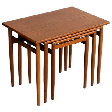 Vintage Nesting Tables | Bijzettafels | Teak | Zweeds image 1
