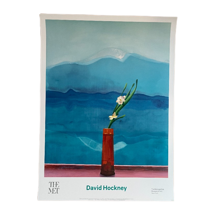 David Hockney, Mount Fuji And Flowers, 1972 image 1