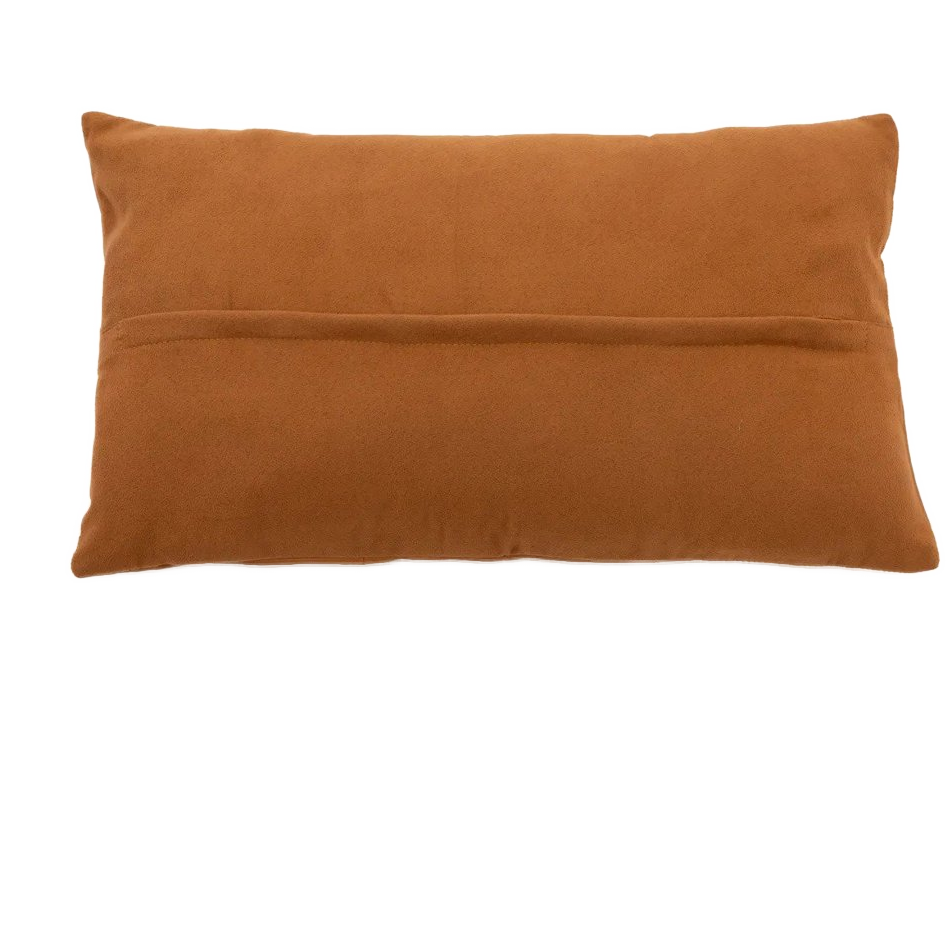 Bazar Bizar | Het Six Panel Leather Kussenhoes - Camel - 30x50 image 1