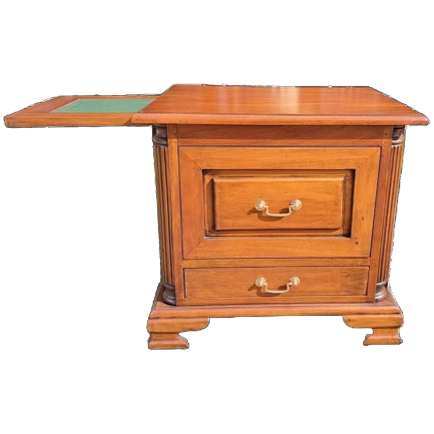 Klassiek Engels Bureau Ladekast, Nachtkastje Bijzettafel Met image 1