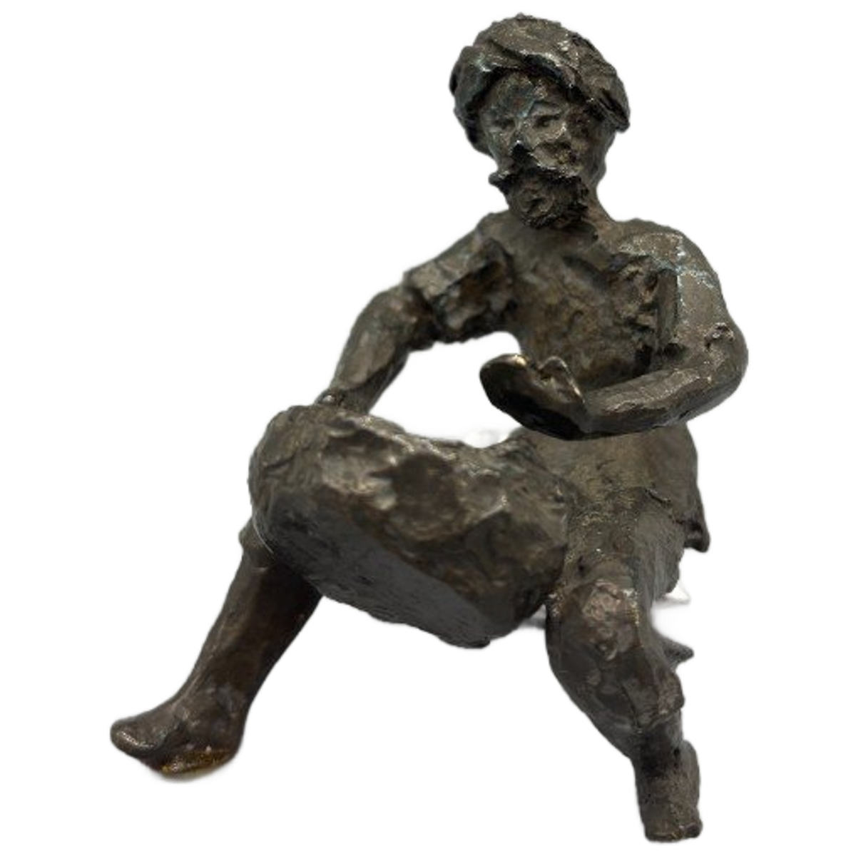 Bronzen Figuur Marktkoopman image 1