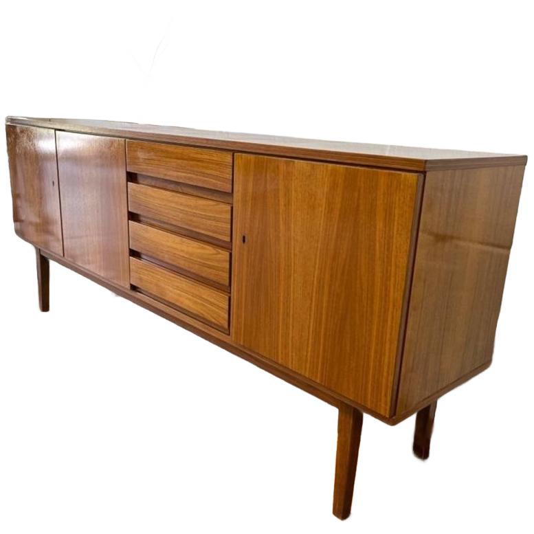 Vintage Houten Dressoir / Kast / Buffetkast image 1