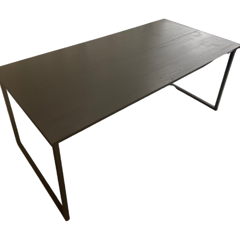 Eetkamertafel Zwart Mango Look image 1